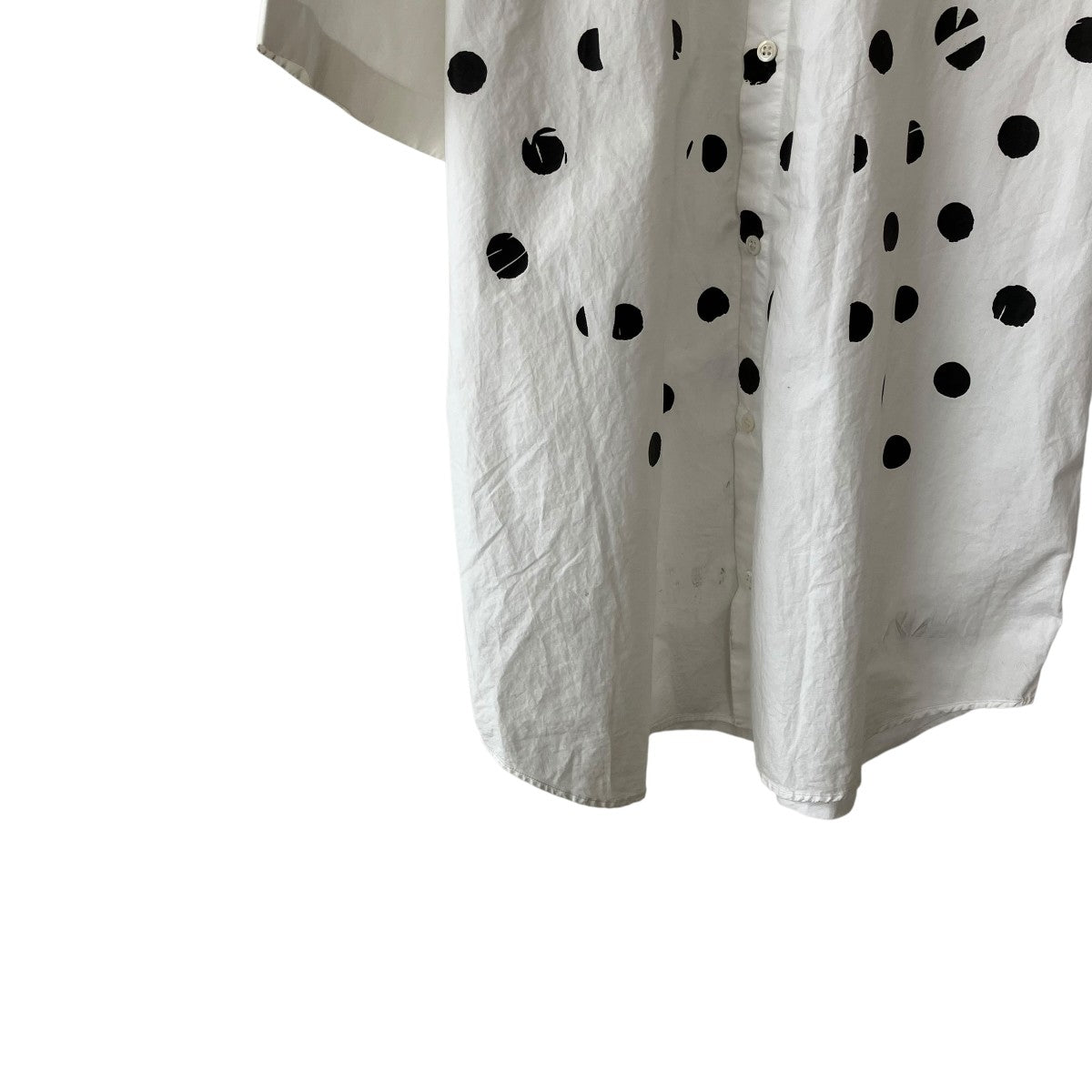 23SSShort sleeved shirt with polkadot pr半袖シャツ231-M281