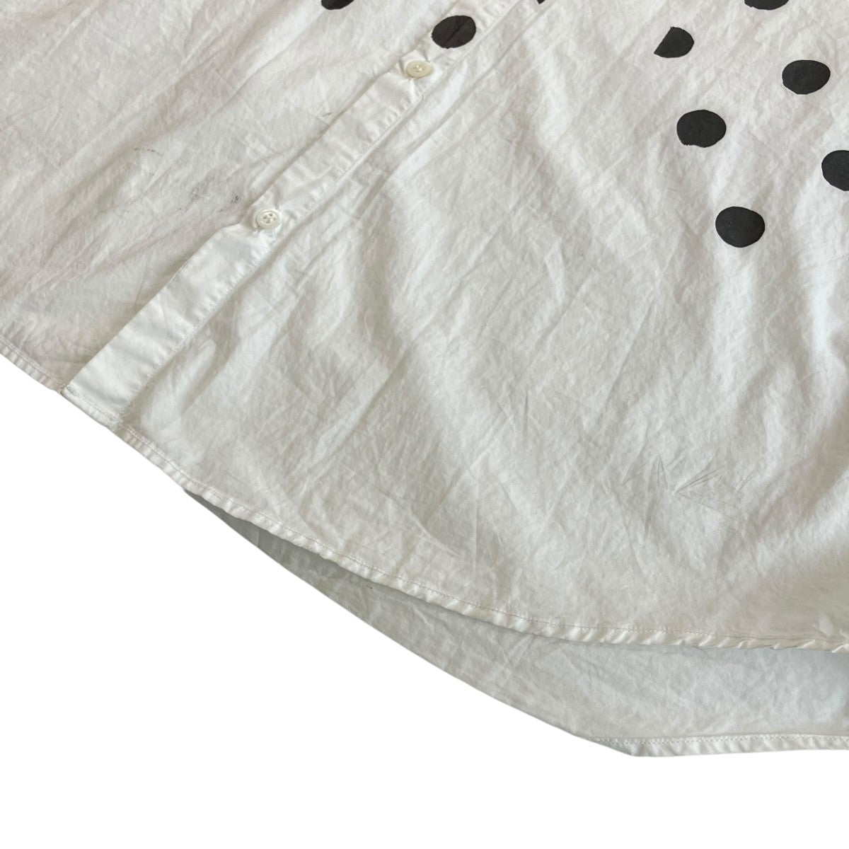 23SSShort sleeved shirt with polkadot pr半袖シャツ231-M281