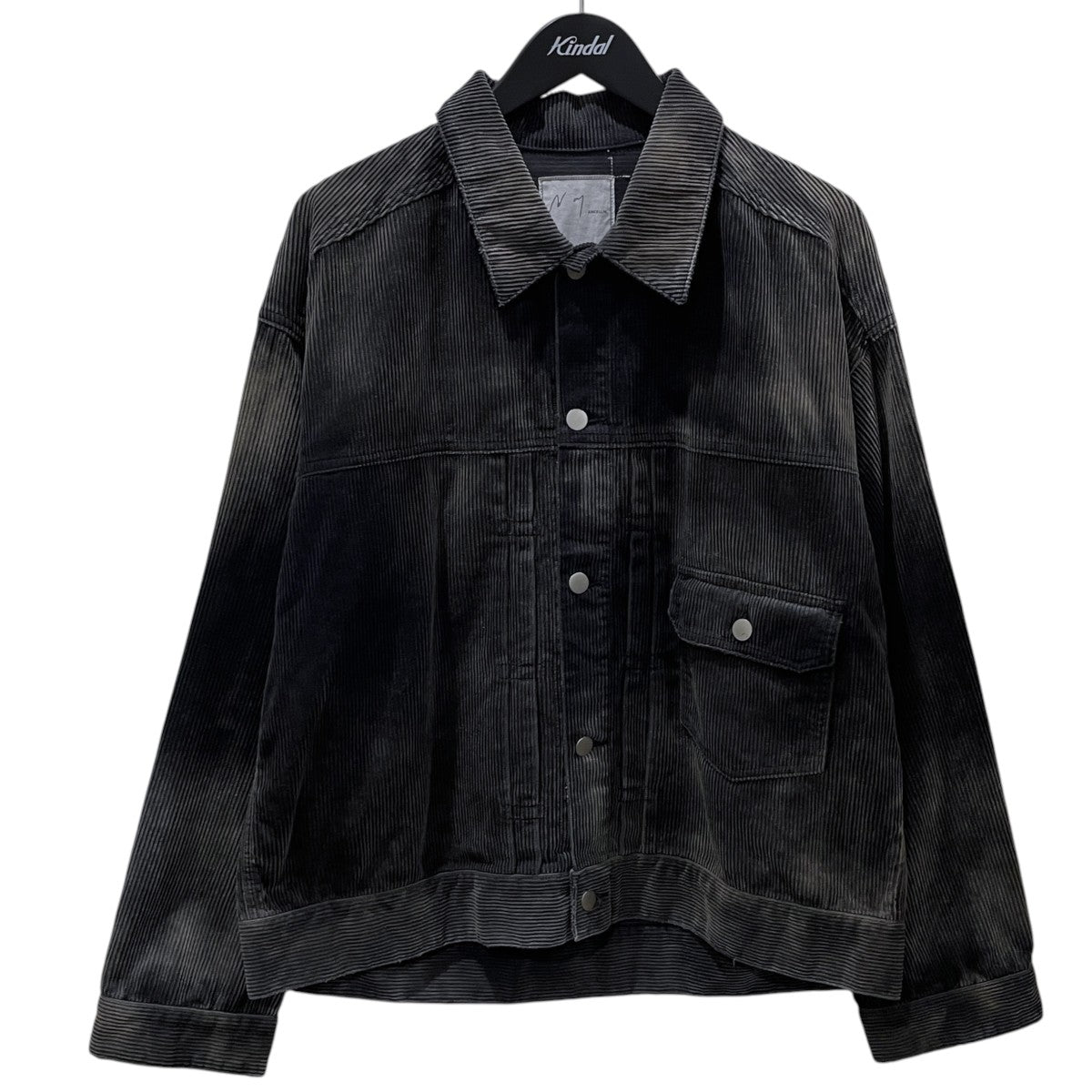 ANCELLM 24AW 加工コーデュロイジャケット CORDED VELVETEEN JACKET コーデッドベルベティーンジャケット ANC-JK40 古着・中古-1枚目のアイテム画像