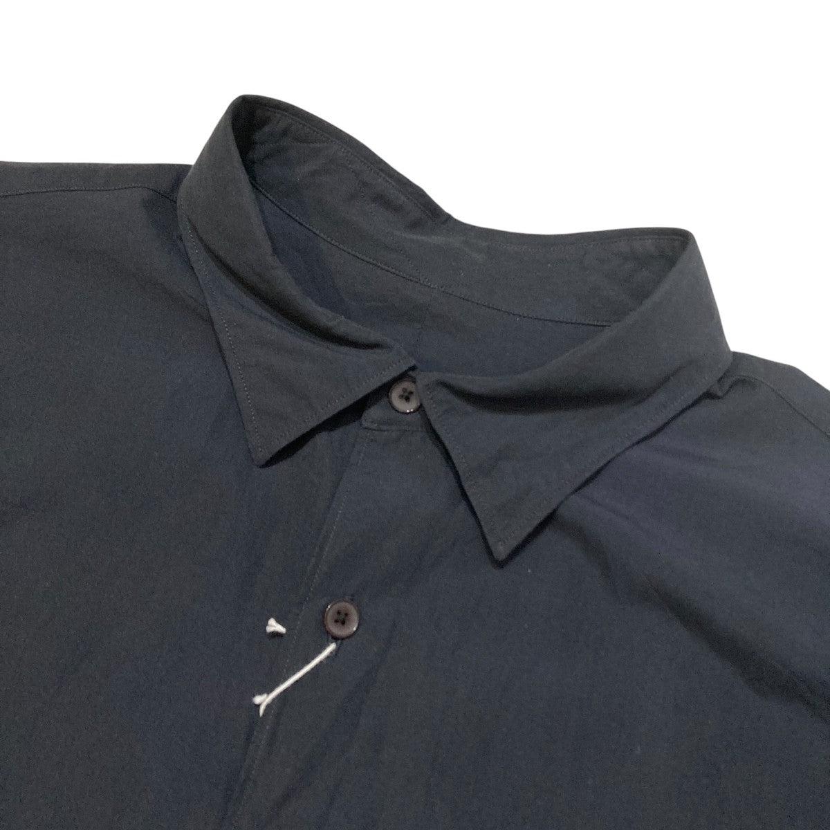 COMOLI(コモリ) コモリシャツ長袖シャツD01-02001 D01-02001 ネイビー