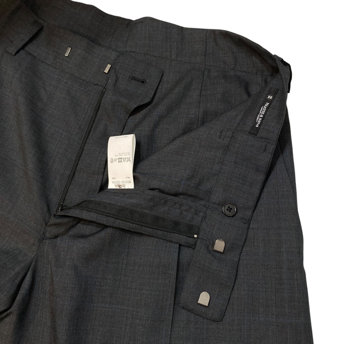 MUSOU TROUSER  HWOOL 無双トラウザースラックスMT6103-0202A