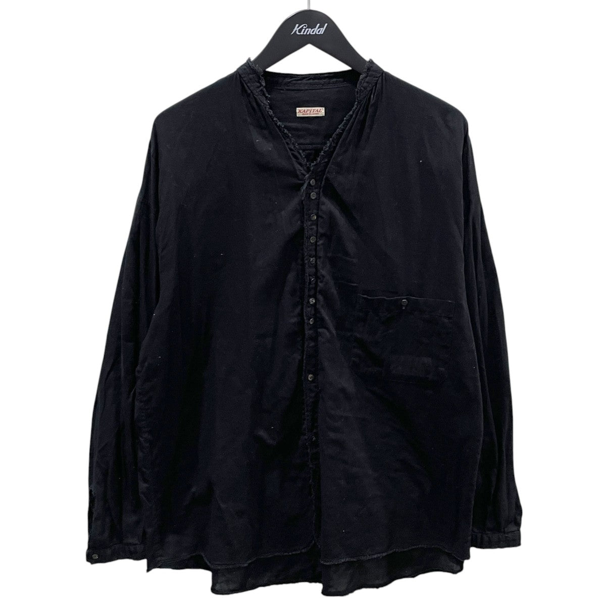 19SS Vネック長袖シャツ Single Layer Gauze SHOKA Shirt 一重ガーゼ SHOKAシャツ K1904LS090