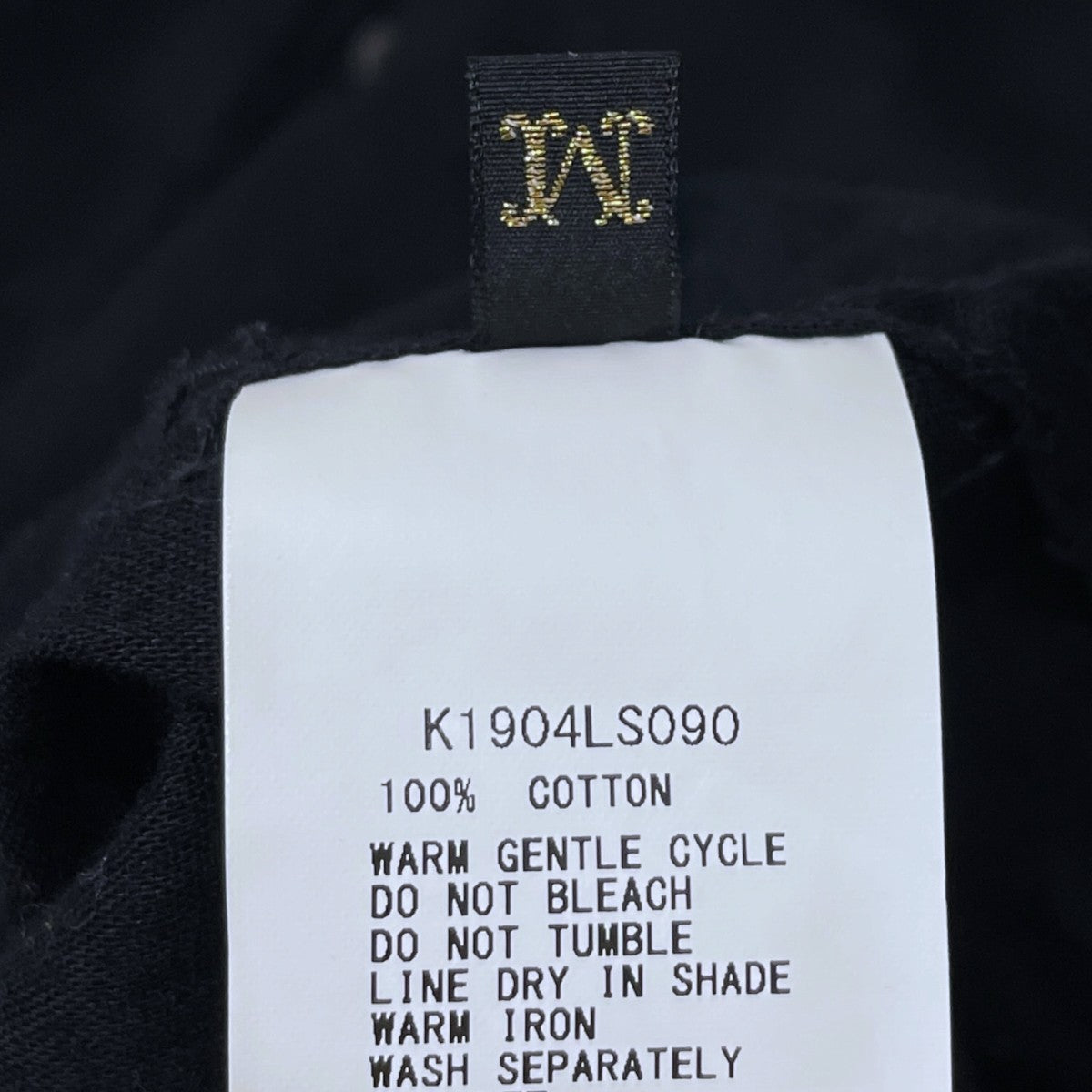 19SS Vネック長袖シャツ Single Layer Gauze SHOKA Shirt 一重ガーゼ SHOKAシャツ K1904LS090