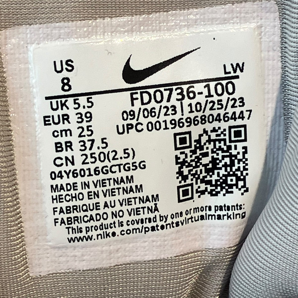 NIKE W V2K RUN SUMMITスニーカーFD0736-100