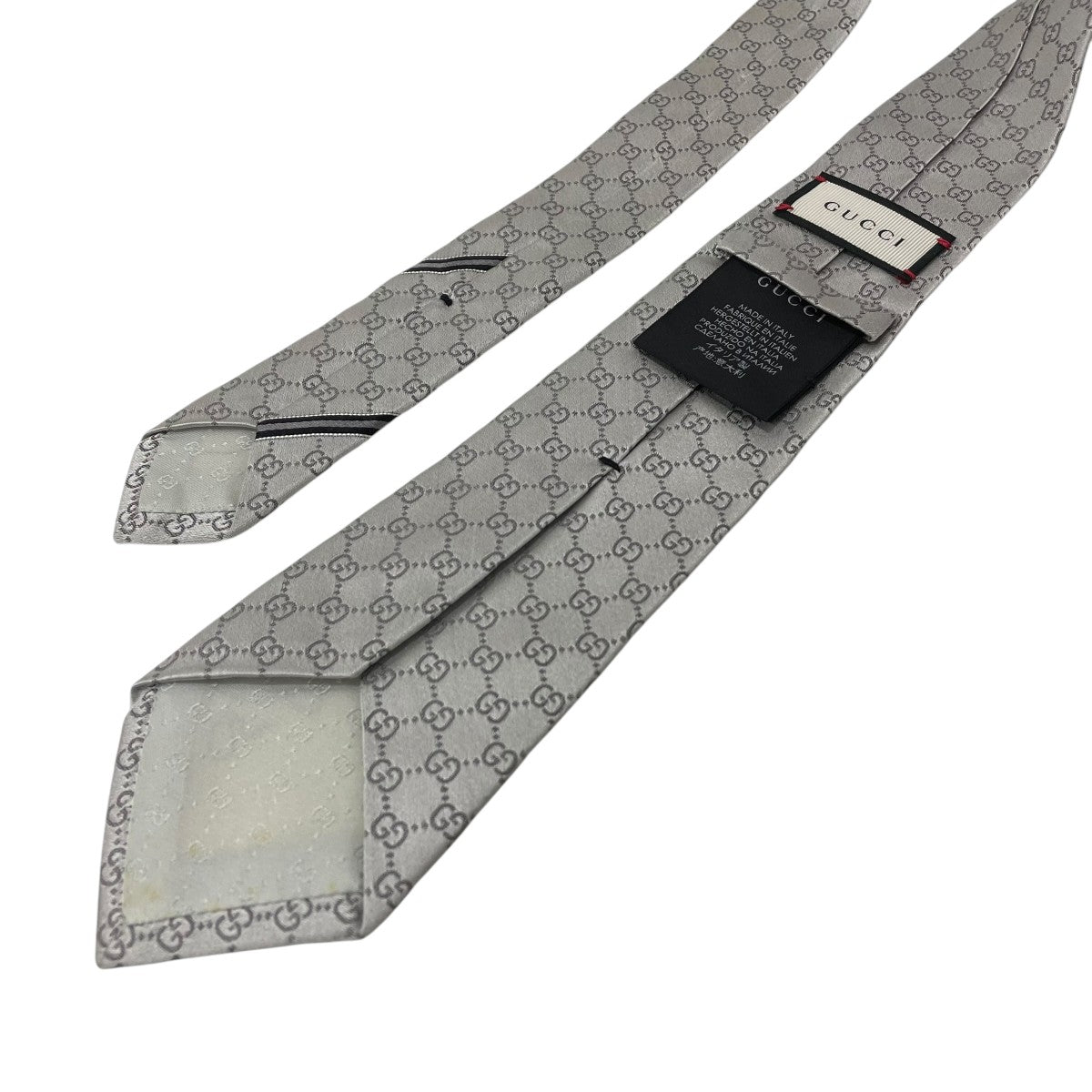 GUCCI(グッチ) GGネクタイ562827 562827 シルバー｜【公式】カインド