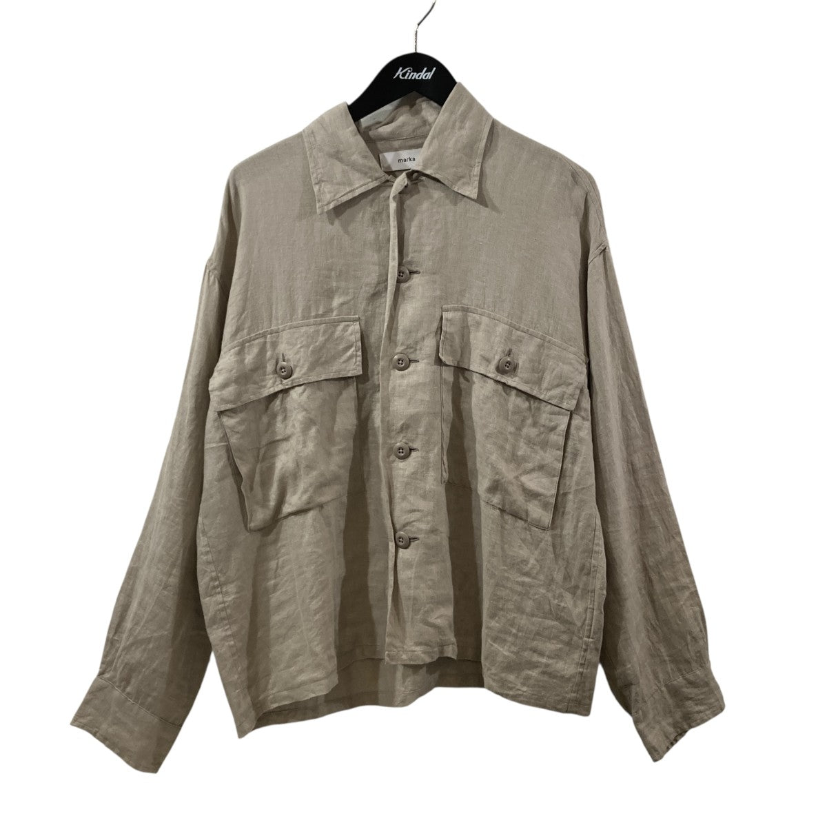MARKA LINEN TROPICAL CPO SHIRT長袖シャツM25E37SH02C 古着・中古-1枚目のアイテム画像