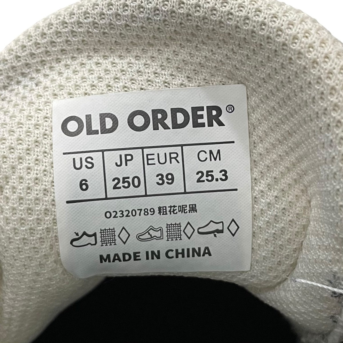 OLD ORDER(オールドオーダー) スニーカーO2320789 O2320789 ブラック