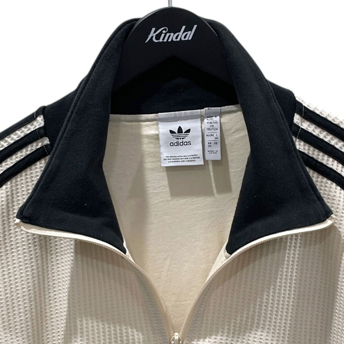 adidas(アディダス) ジップアップジャケット WAFFLE CLASSIC TRACK TOP