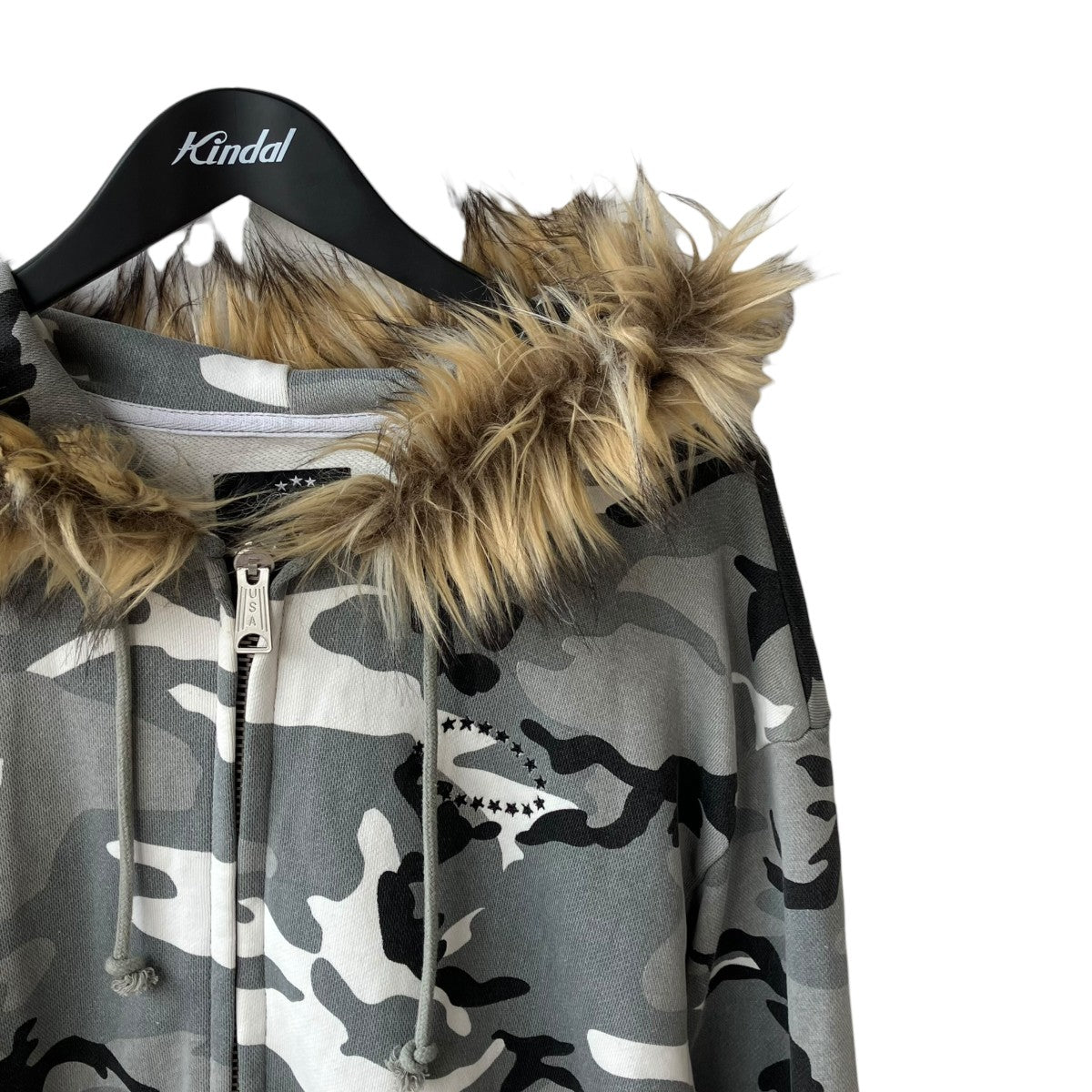 FUR ZIP HOODIEジップパーカー