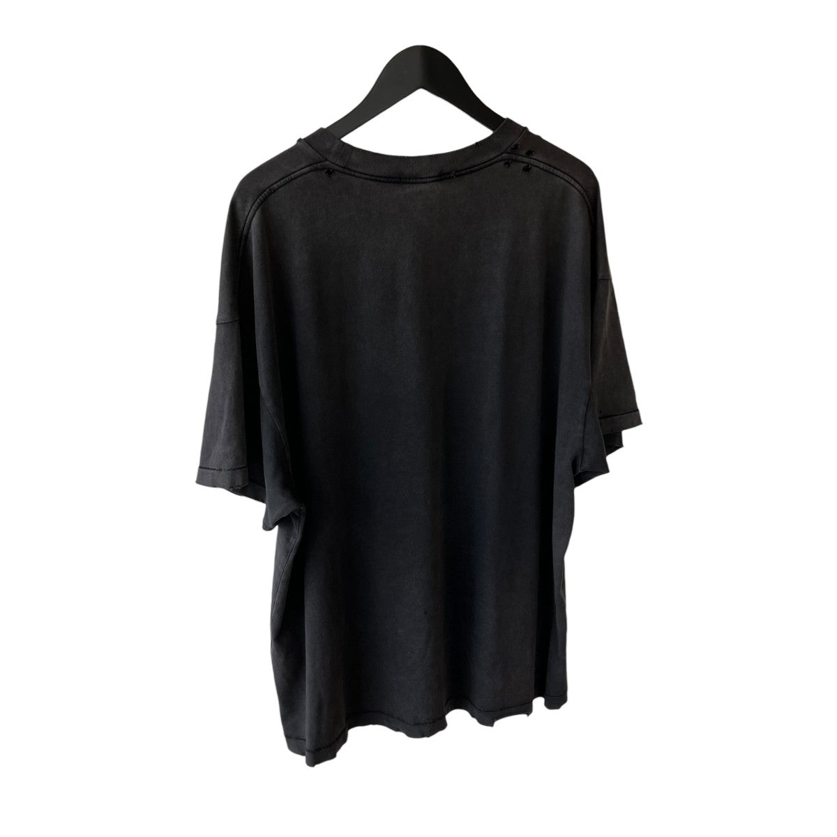 ASKYURSELF(アスクユアセルフ) ダメージ加工Tシャツ ブラック サイズ L
