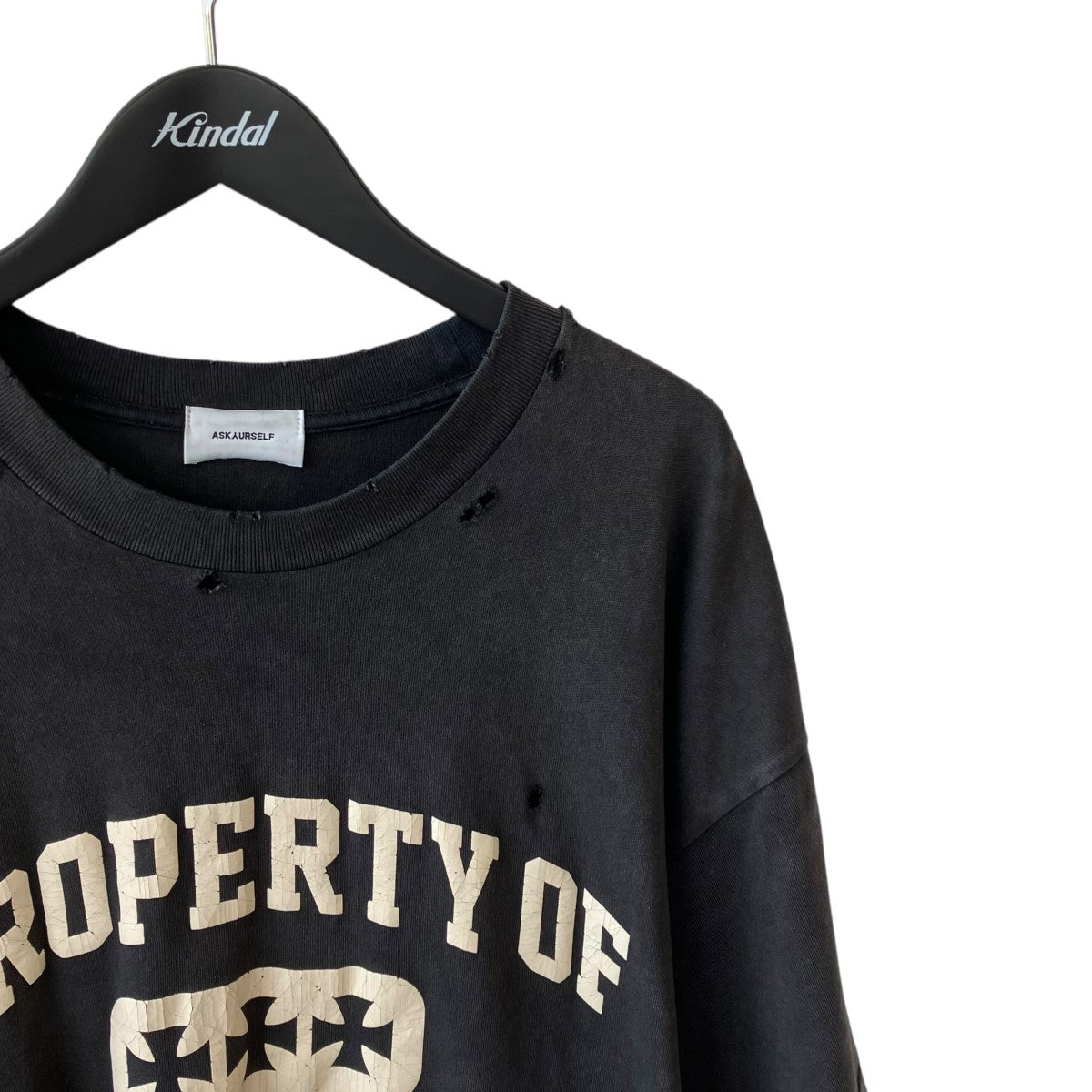ダメージ加工Tシャツ