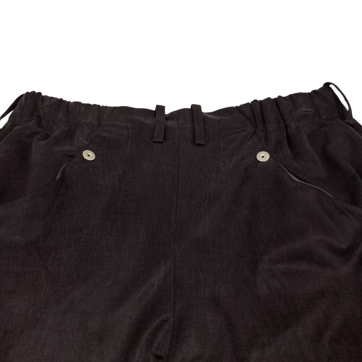 curve leg trousers cupra jerseyスラックス306441003