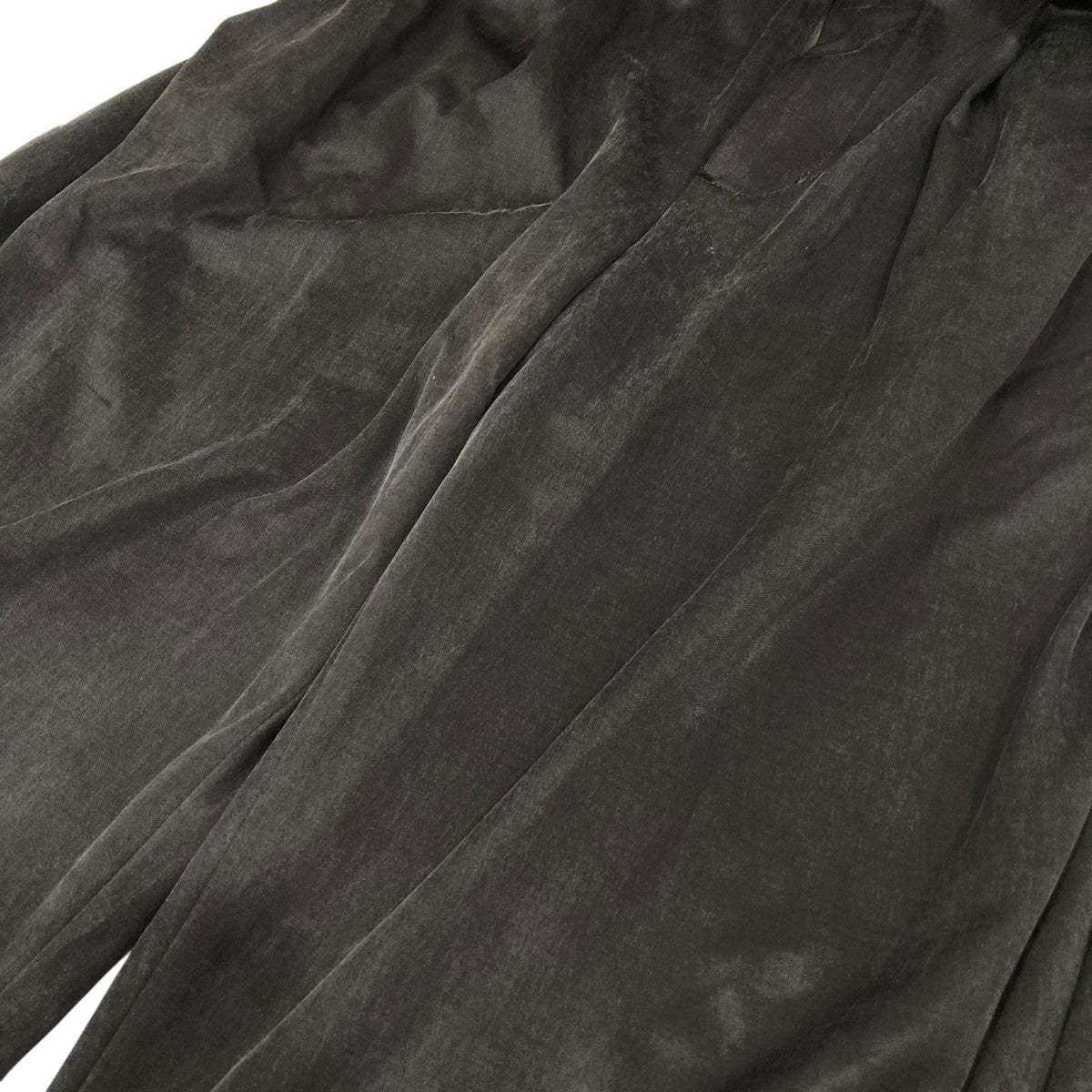 curve leg trousers cupra jerseyスラックス306441003