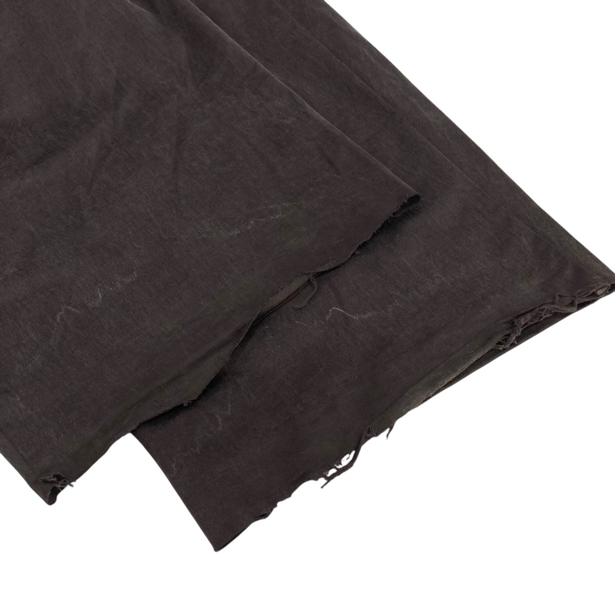curve leg trousers cupra jerseyスラックス306441003
