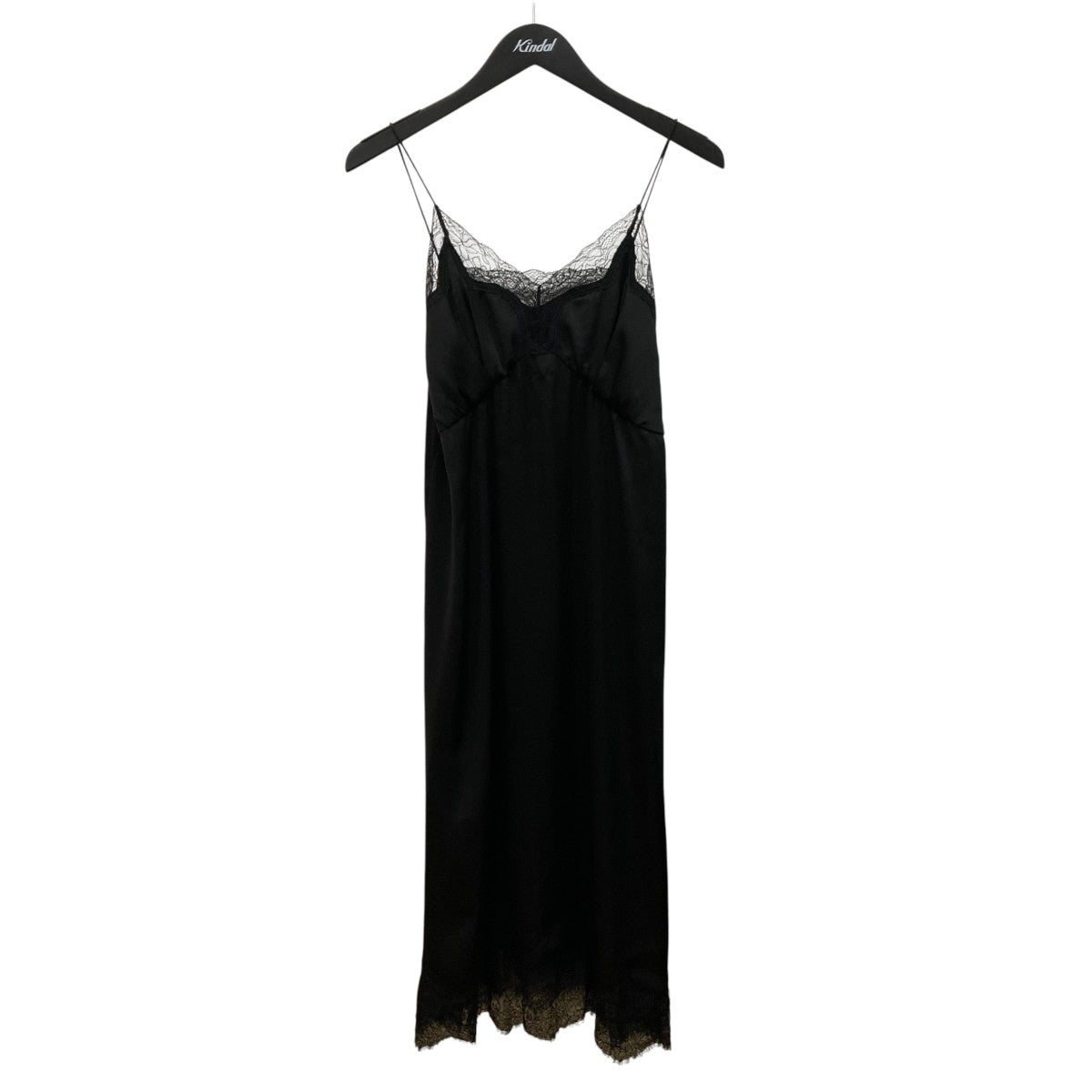 Satin Lace Dressキャミソールワンピース12610317