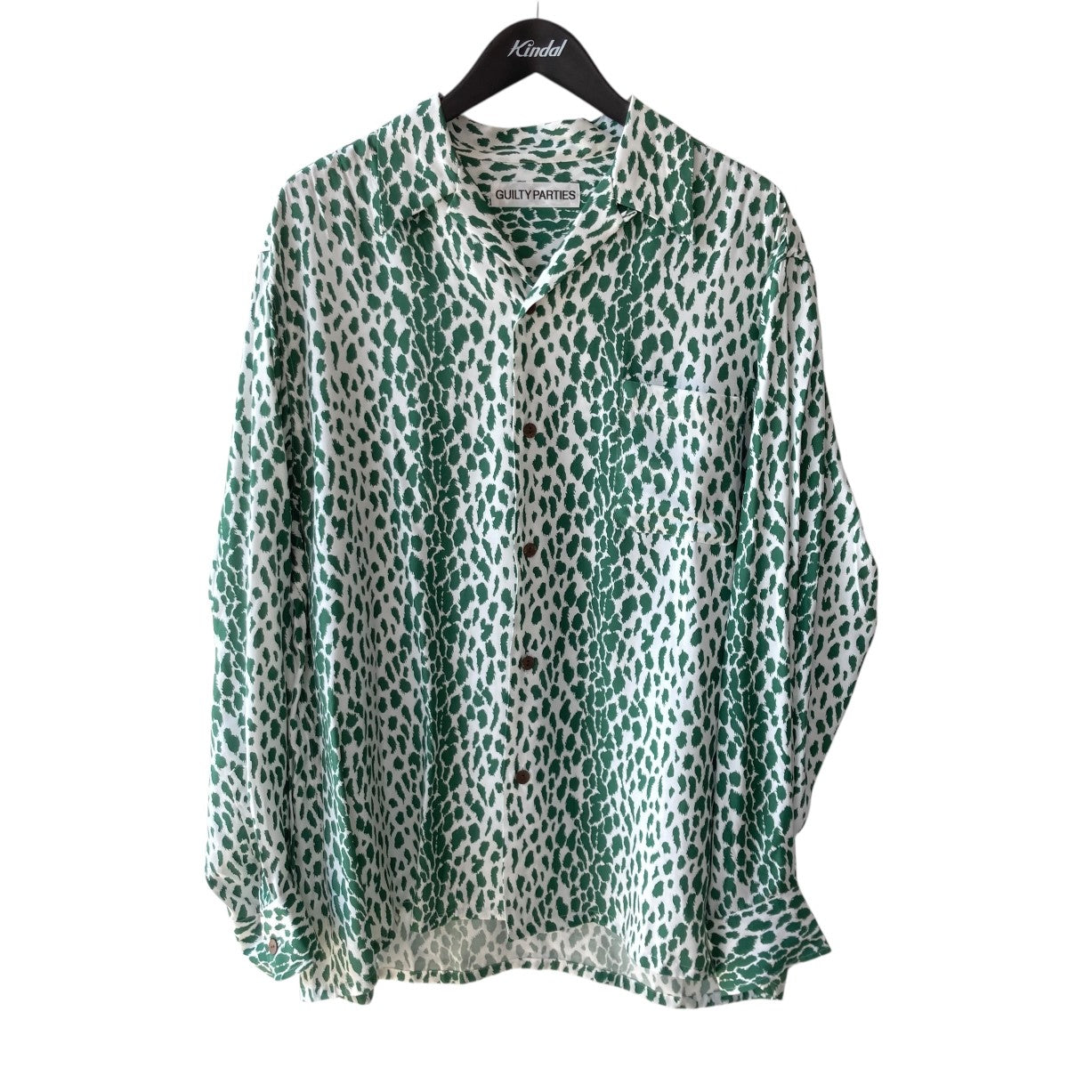 LEOPARD OPEN COLLAR SHIRTレオパード柄シャツ24SSE-WMS-HI01
