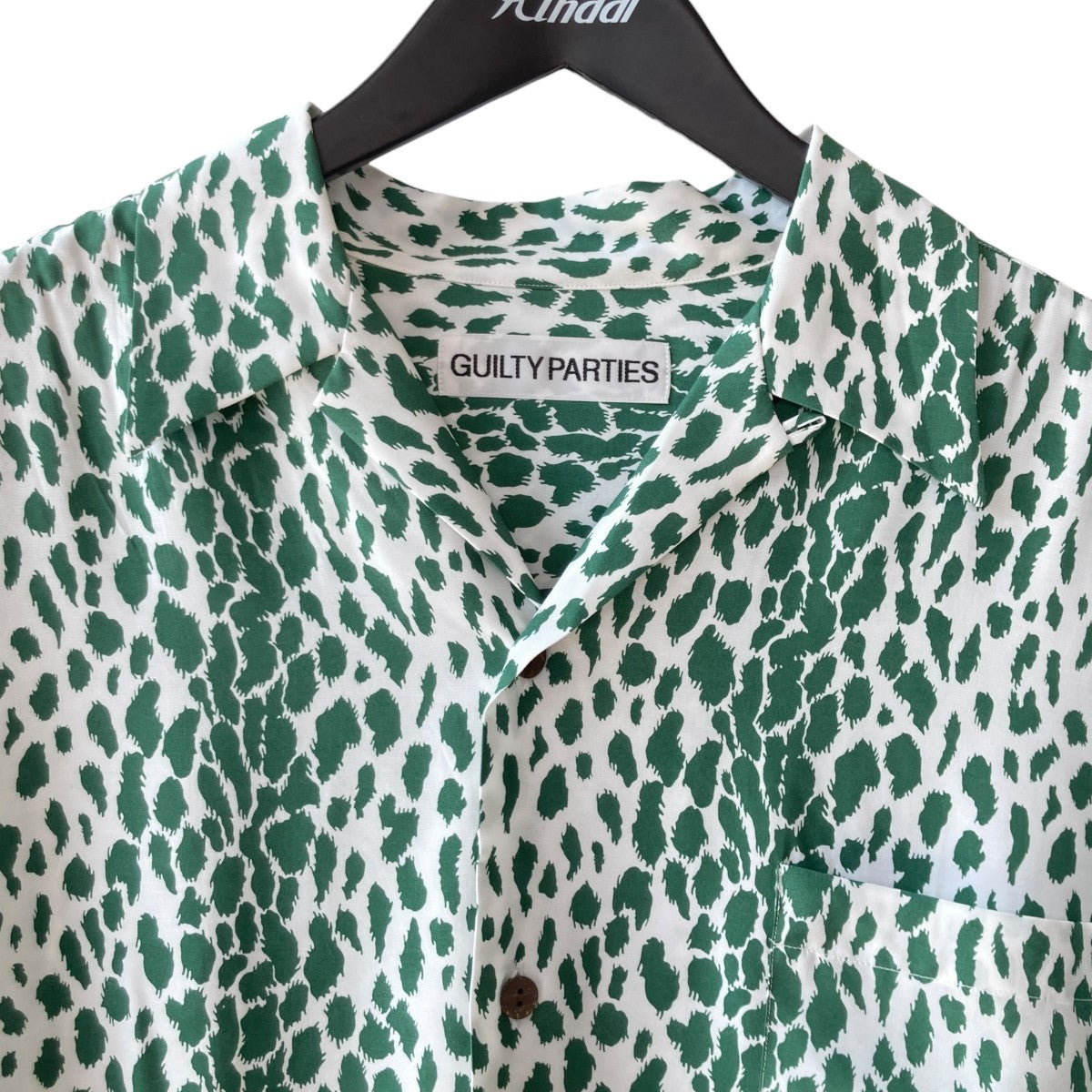 LEOPARD OPEN COLLAR SHIRTレオパード柄シャツ24SSE-WMS-HI01