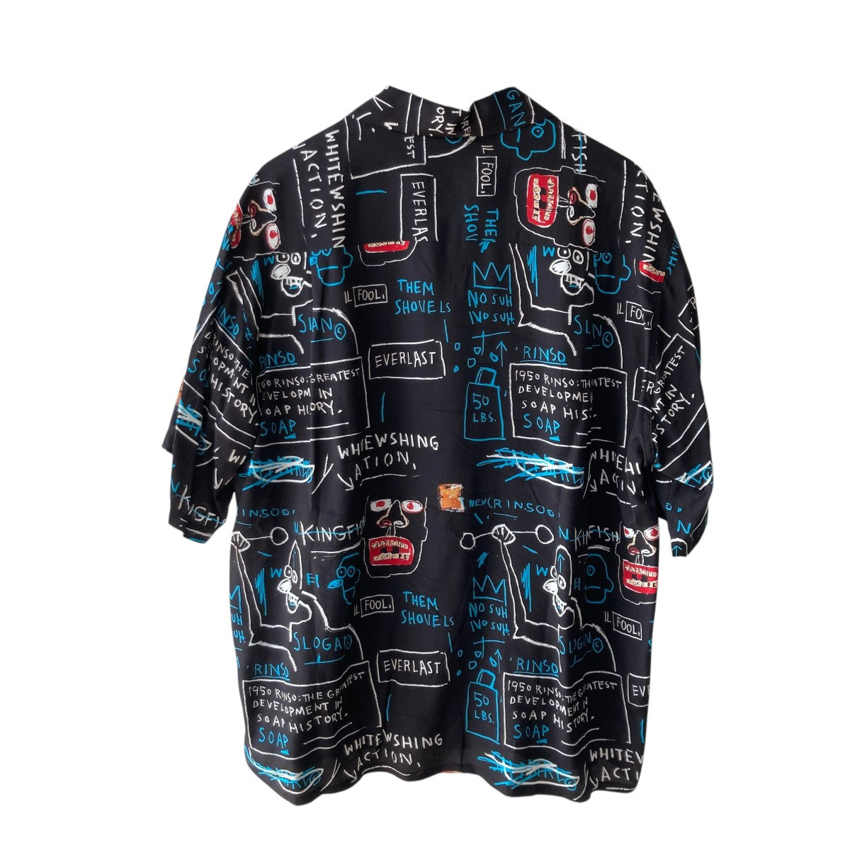 JEAN-MICHEL BASQUIAT  HAWAIIAN SHIRT総柄半袖シャツ