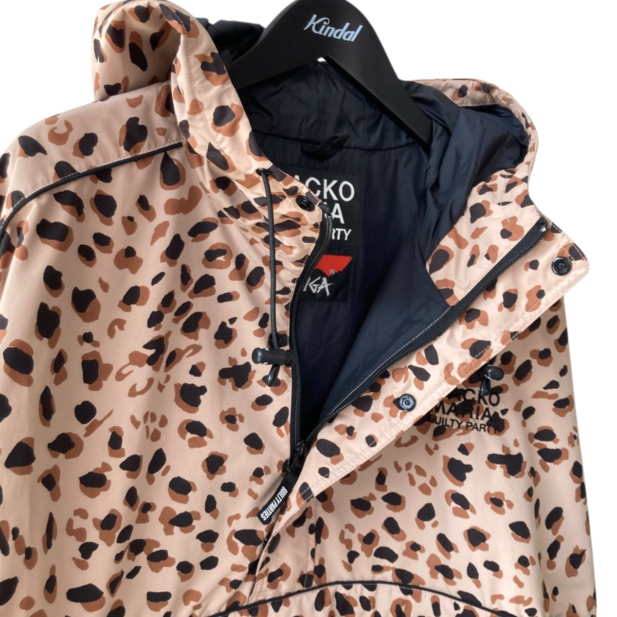 LEOPARD ANORAK JACKET総柄マウンテンパーカー