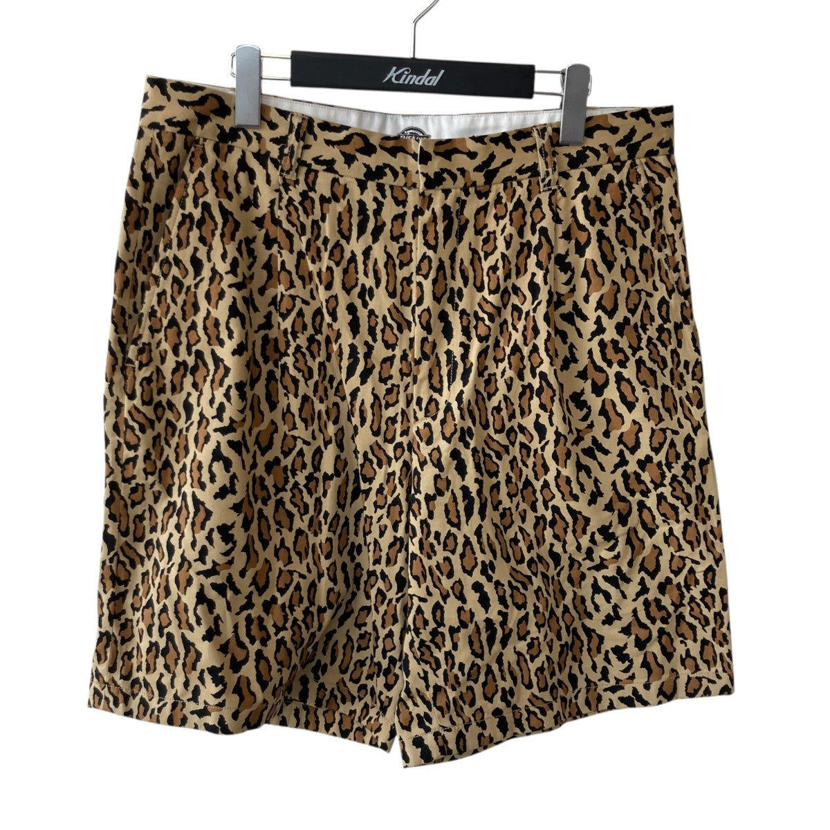 LEOPARD PLEATED SHORT TROUSERSハーフパンツ26SS-WMP-DC03