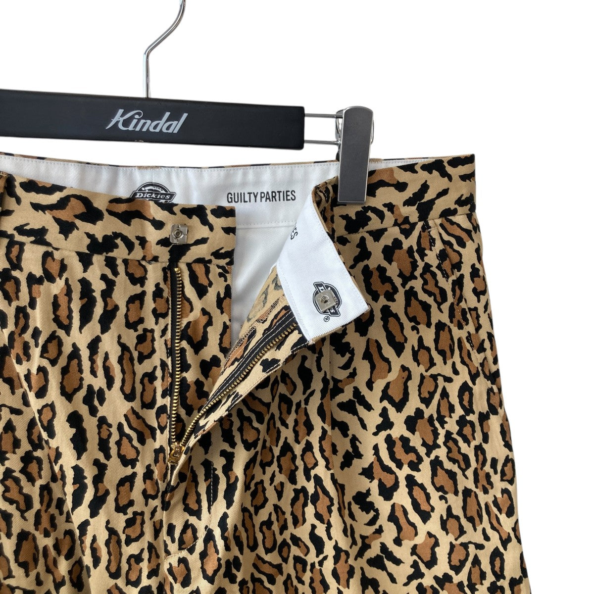 LEOPARD PLEATED SHORT TROUSERSハーフパンツ26SS-WMP-DC03