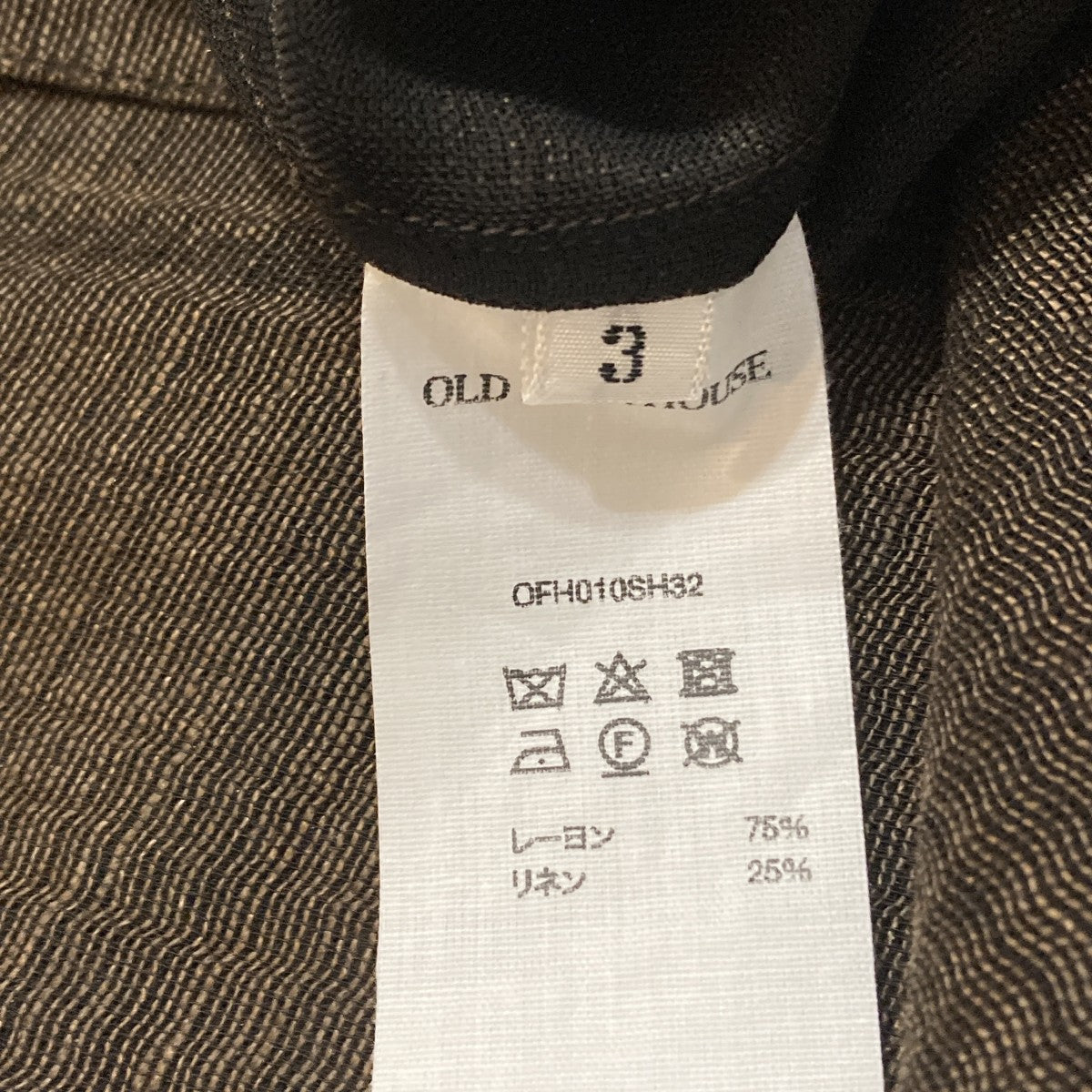 Rayon ＆ Linen Sheer Shirt半袖シャツOFH010SH32