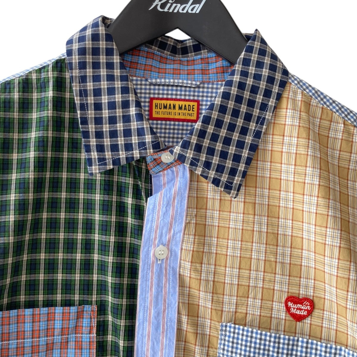 CRAZY CHECK SHIRTチェック半袖シャツHM31SH002
