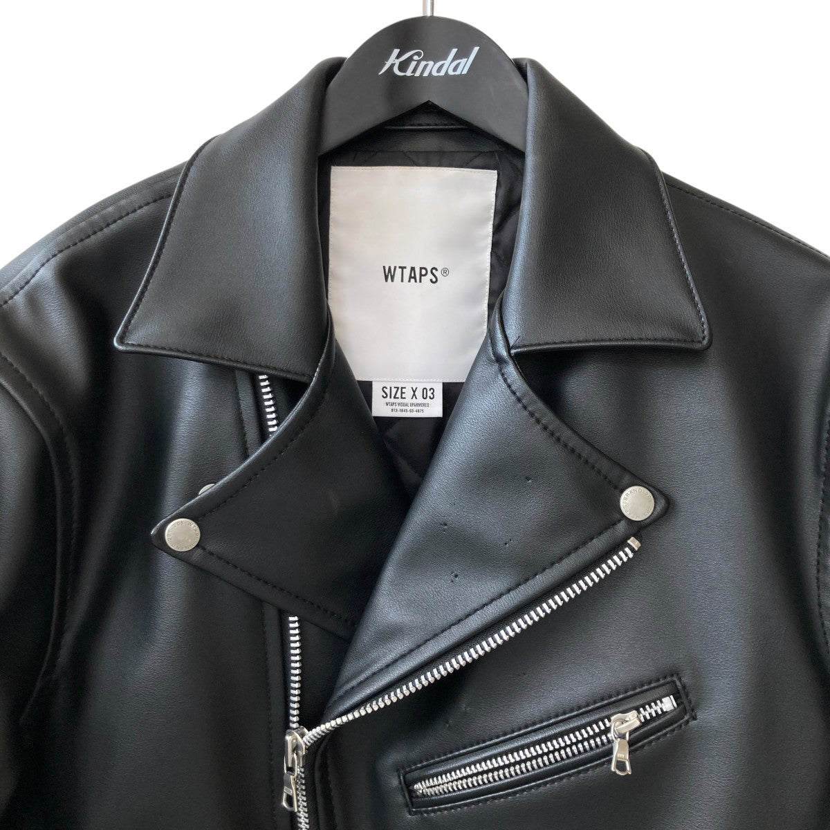 WTAPS(ダブルタップス) ライダースジャケット232BRDT-JKM07 232BRDT
