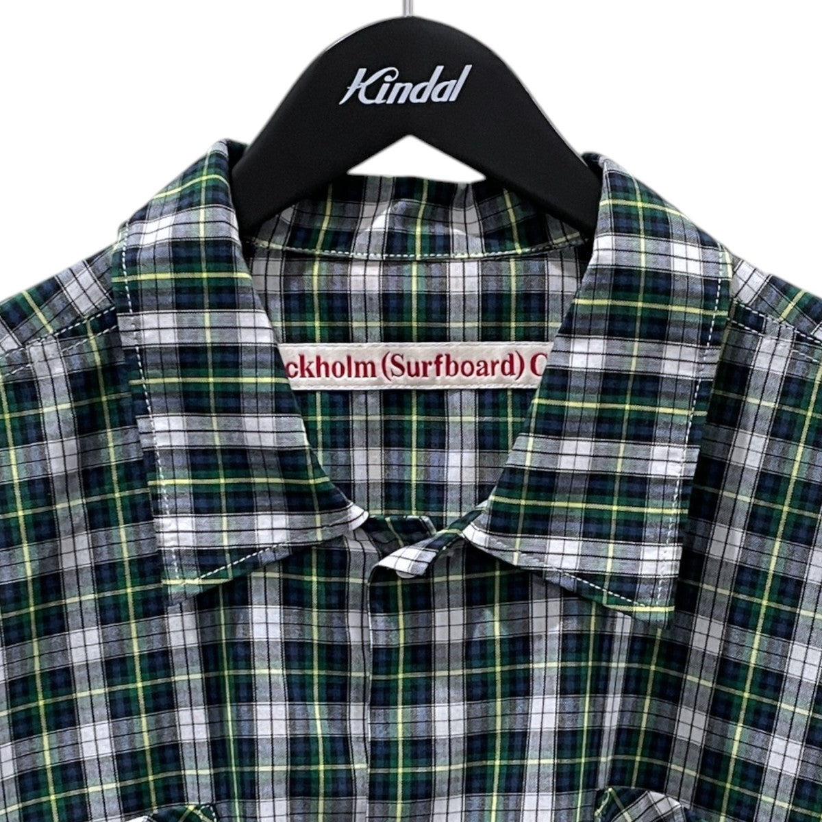 Stockholm Surfboard Club 24SS チェック柄シャツ CLUB OVERSHIRT クラブ オーバーシャツ U400008-24SS 古着・中古-3枚目のアイテム画像