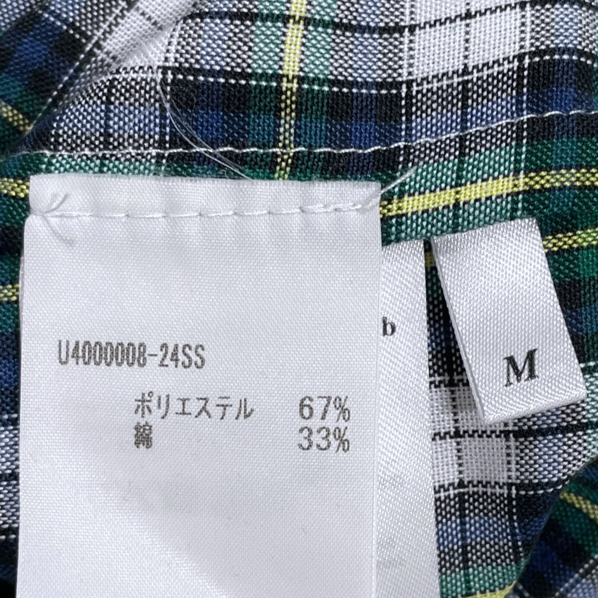 Stockholm Surfboard Club 24SS チェック柄シャツ CLUB OVERSHIRT クラブ オーバーシャツ U400008-24SS 古着・中古-5枚目のアイテム画像