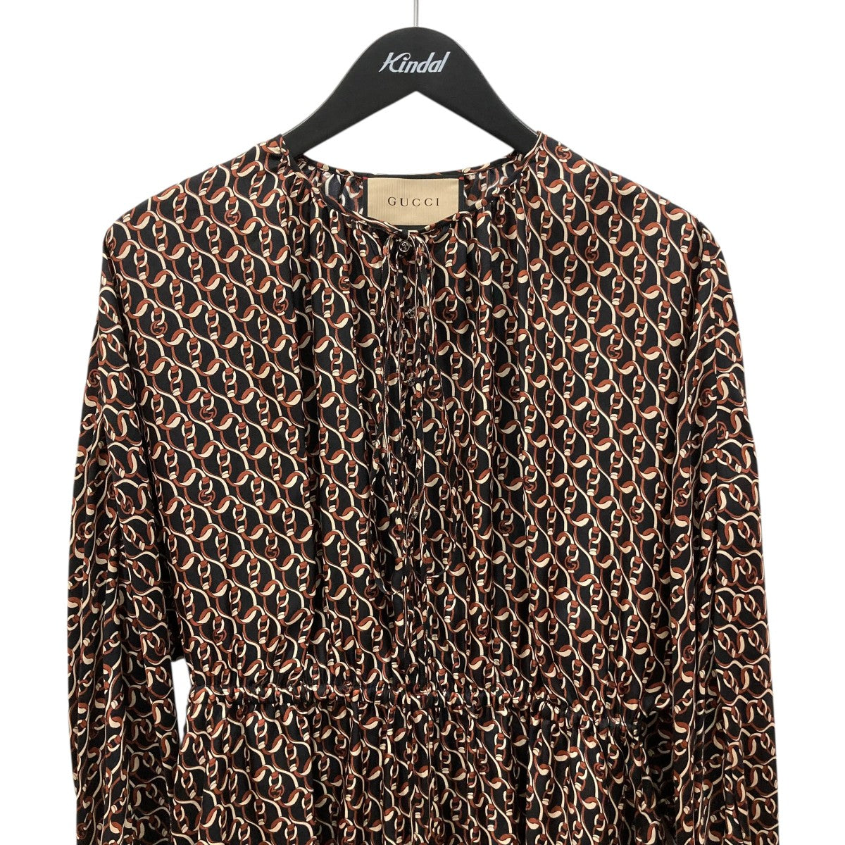 GUCCI(グッチ) 長袖ワンピース776386 776386 ブラウン サイズ 40