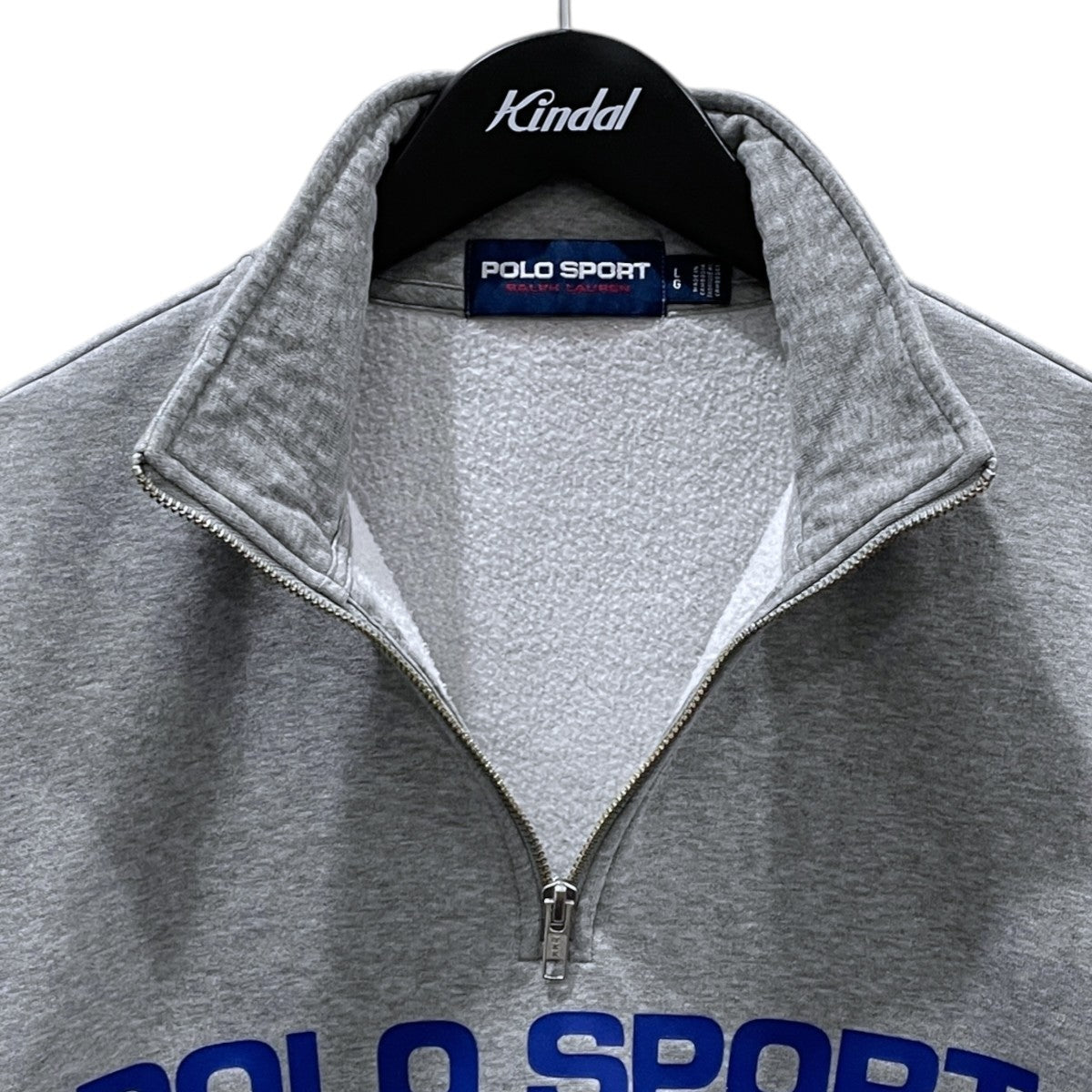 POLO SPORT(ポロスポーツ) 裏起毛ロゴプリントハーフジップスウェット