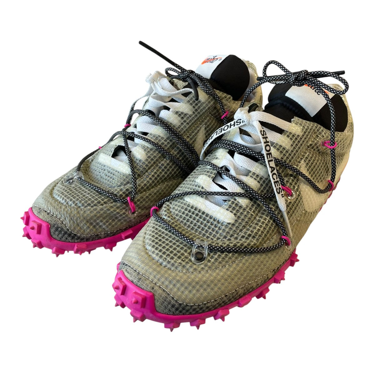 NIKE WMNS WAFFLE RACER OWスニーカーCD8180-001 古着・中古-1枚目のアイテム画像