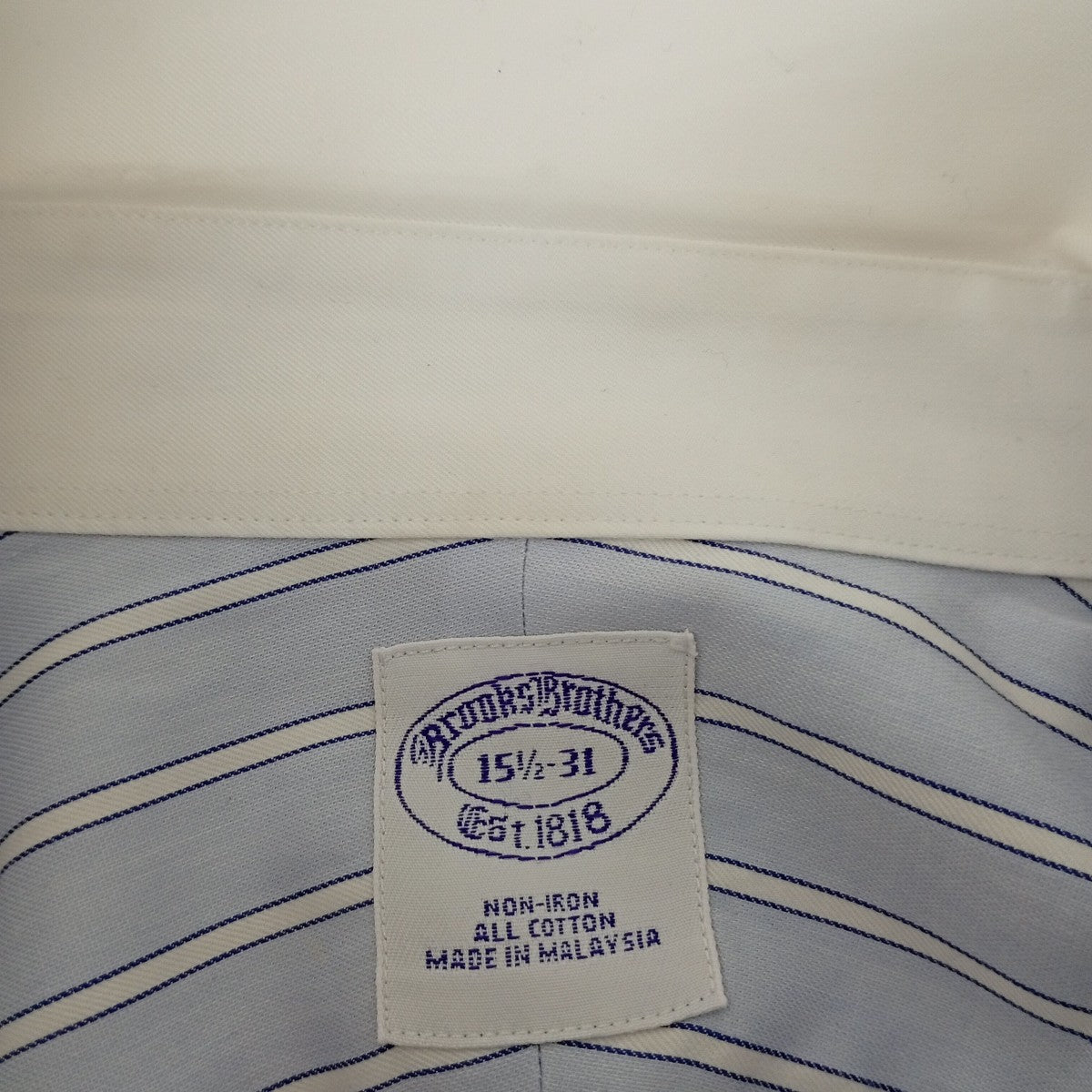 BROOKS BROTHERS ストライプシャツ 古着・中古-5枚目のアイテム画像