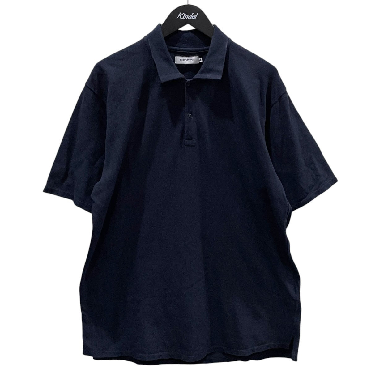 25SS 鹿の子半袖ポロシャツ OFFICER S／S POLO SHIRT COTTON PIQUE OVERDYED NN-C4606