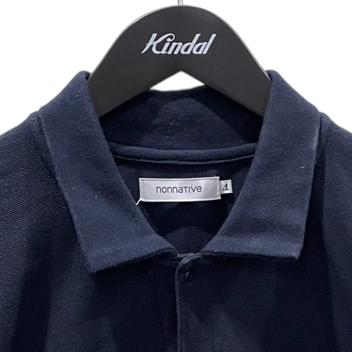 25SS 鹿の子半袖ポロシャツ OFFICER S／S POLO SHIRT COTTON PIQUE OVERDYED NN-C4606