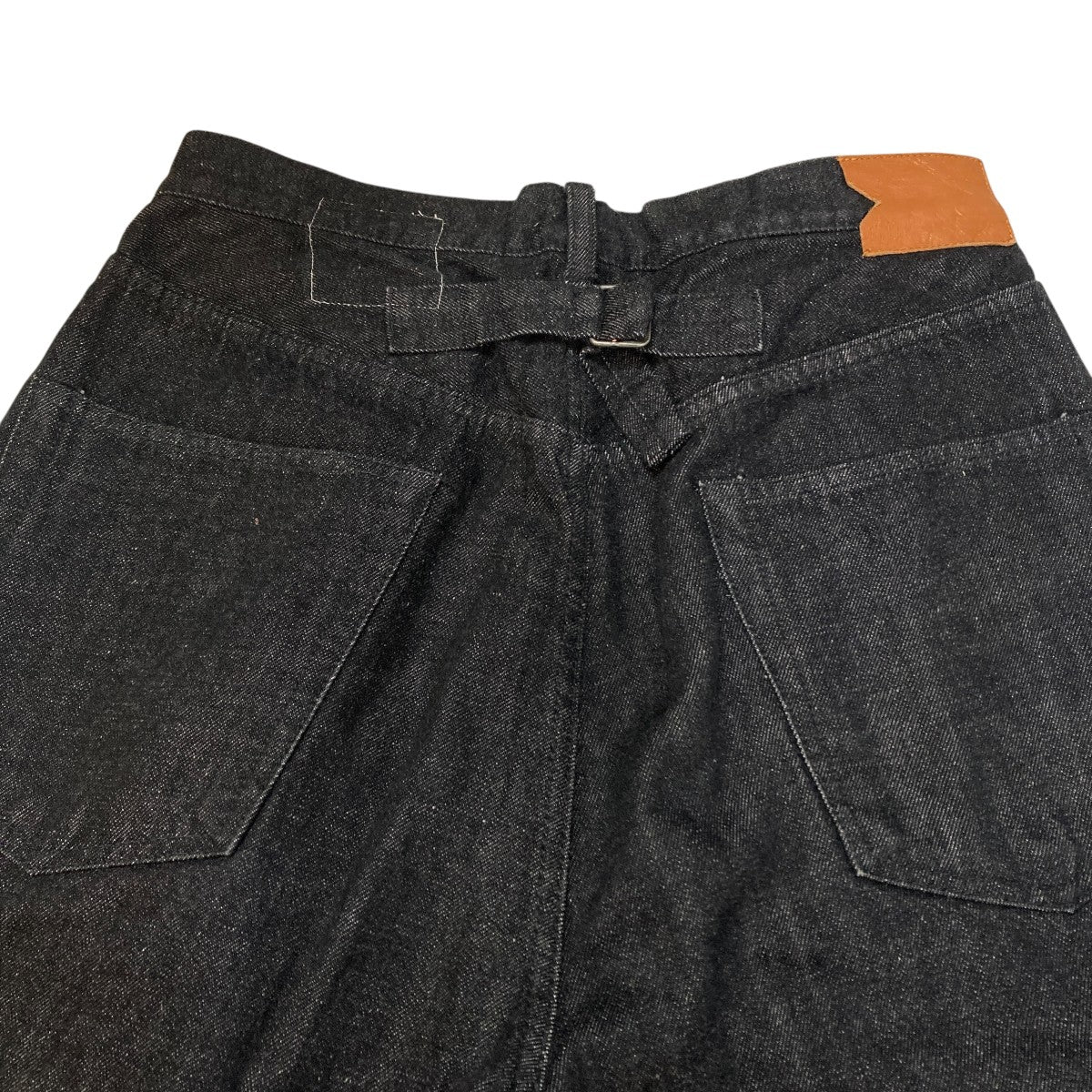 KIMONO DENIM PLEATED WIDE DENIMデニムパンツA23C-06PT01C