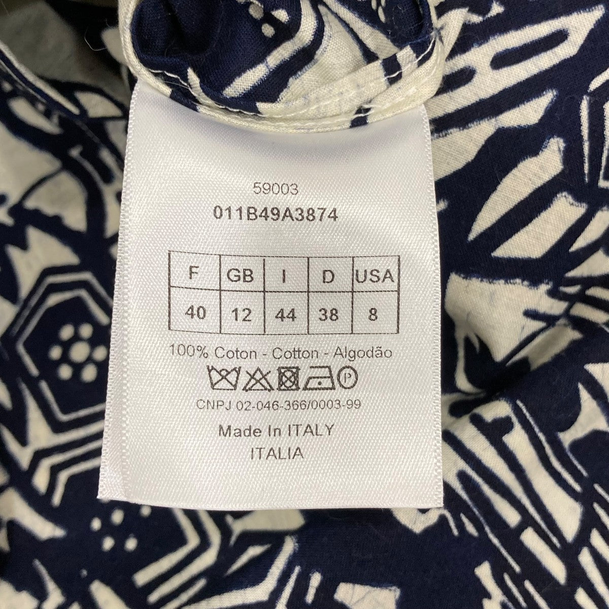 半袖シャツ011B49A3874