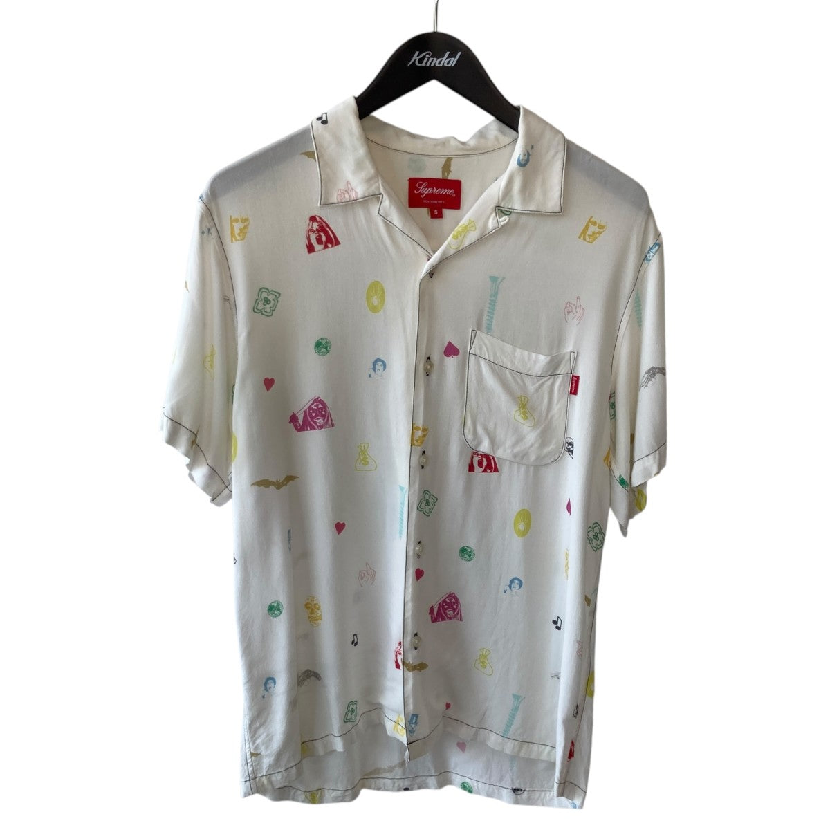 Supreme Deep Space Rayon S／S Shirt半袖シャツ 古着・中古-1枚目のアイテム画像