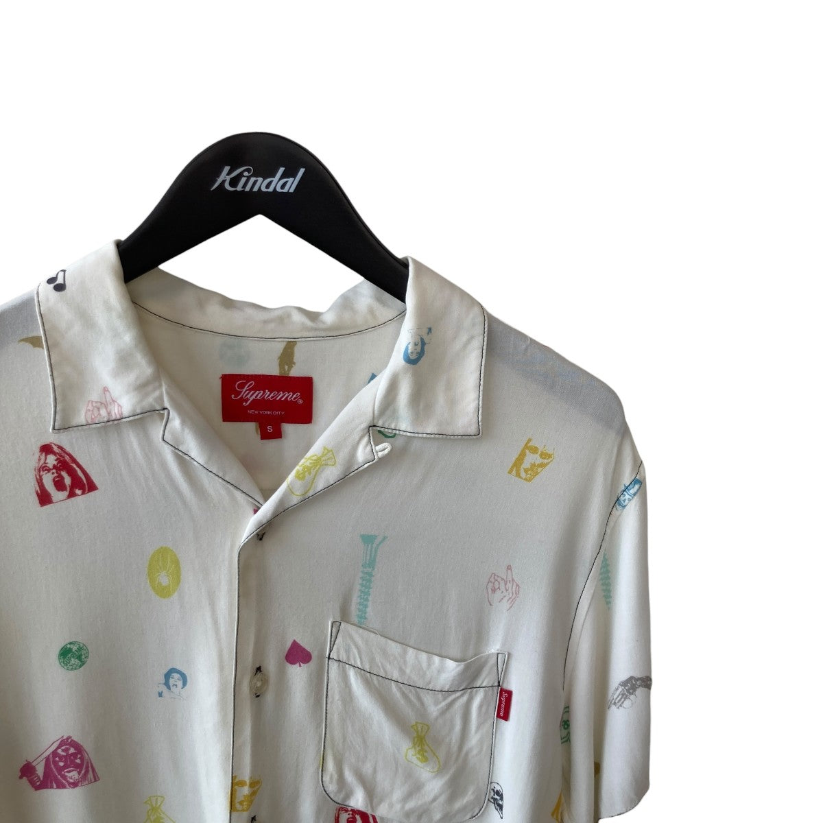 Supreme Deep Space Rayon S／S Shirt半袖シャツ 古着・中古-3枚目のアイテム画像