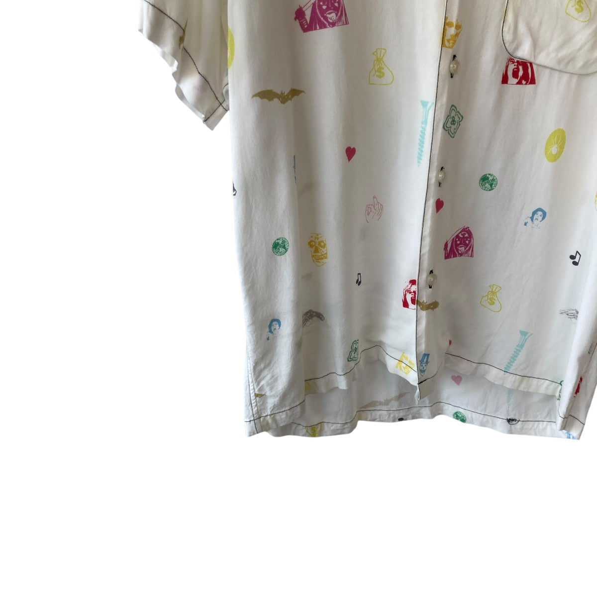 Supreme Deep Space Rayon S／S Shirt半袖シャツ 古着・中古-4枚目のアイテム画像
