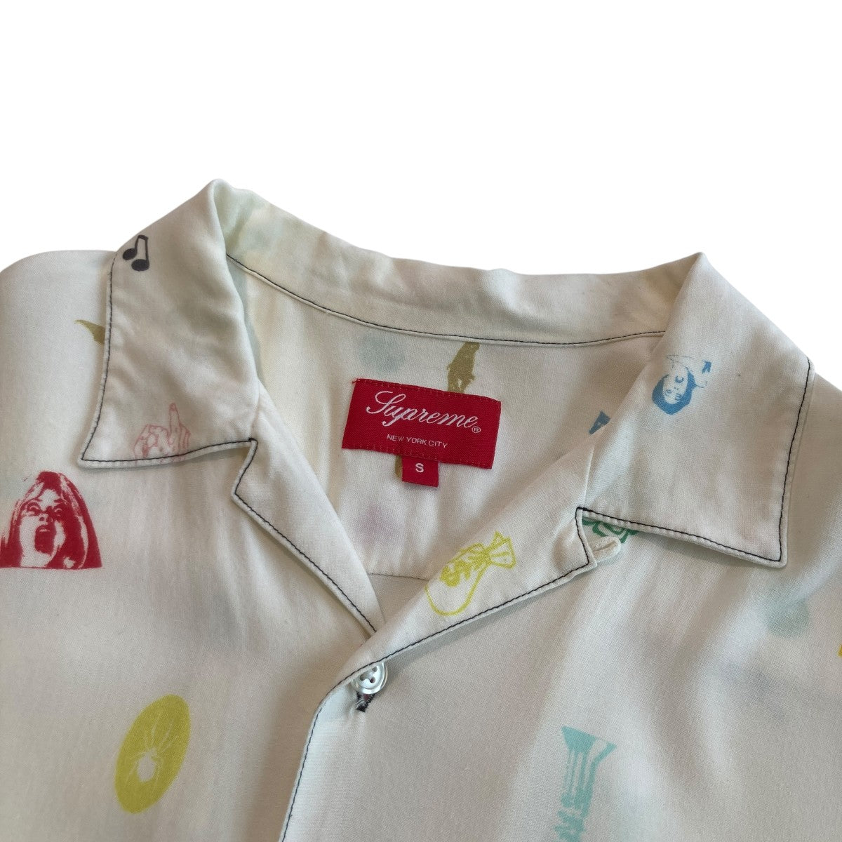 Supreme Deep Space Rayon S／S Shirt半袖シャツ 古着・中古-7枚目のアイテム画像