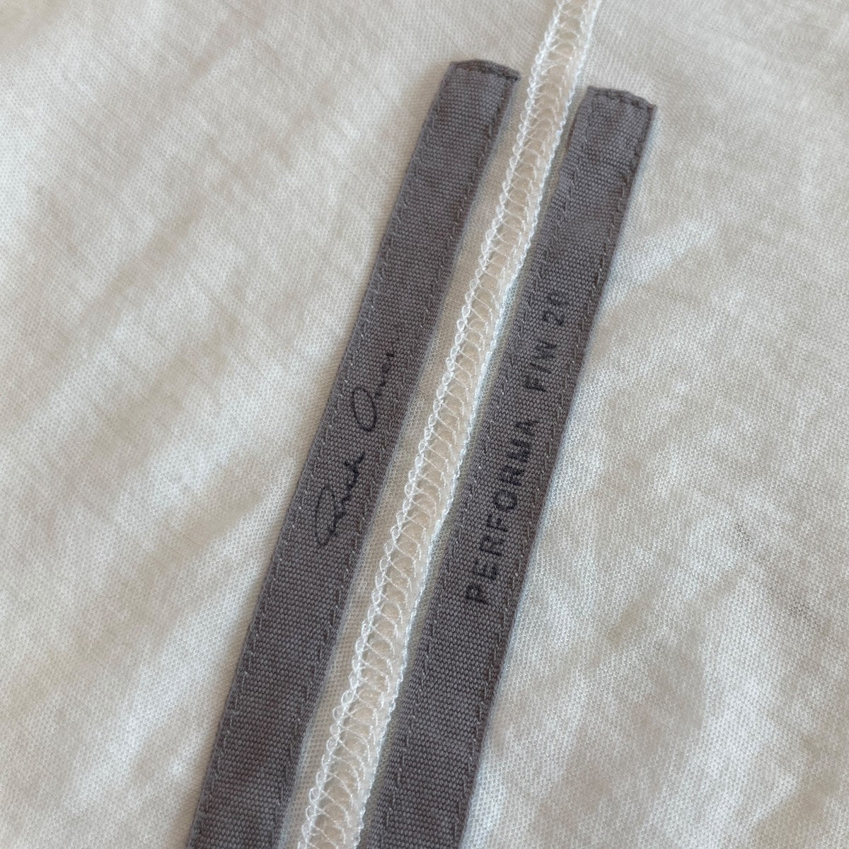 RICK OWENS 20AWタイロンVネックノースリーブカットソーRU20F3157-UC 古着・中古-6枚目のアイテム画像
