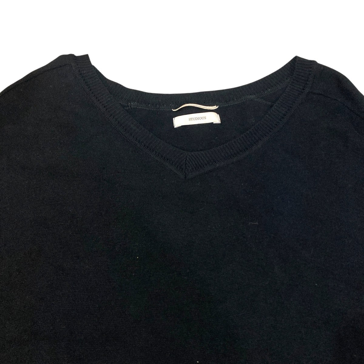 Smooth Silky V neck Knitニット116230007