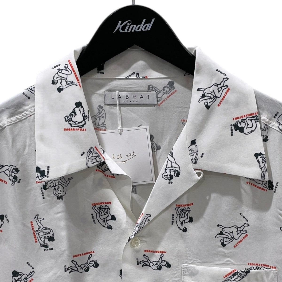 18SS オープンカラー半袖シャツ アロハシャツ 48 ways sex Hawaiian shirt 四十八手 アロハシャツ L-S1834