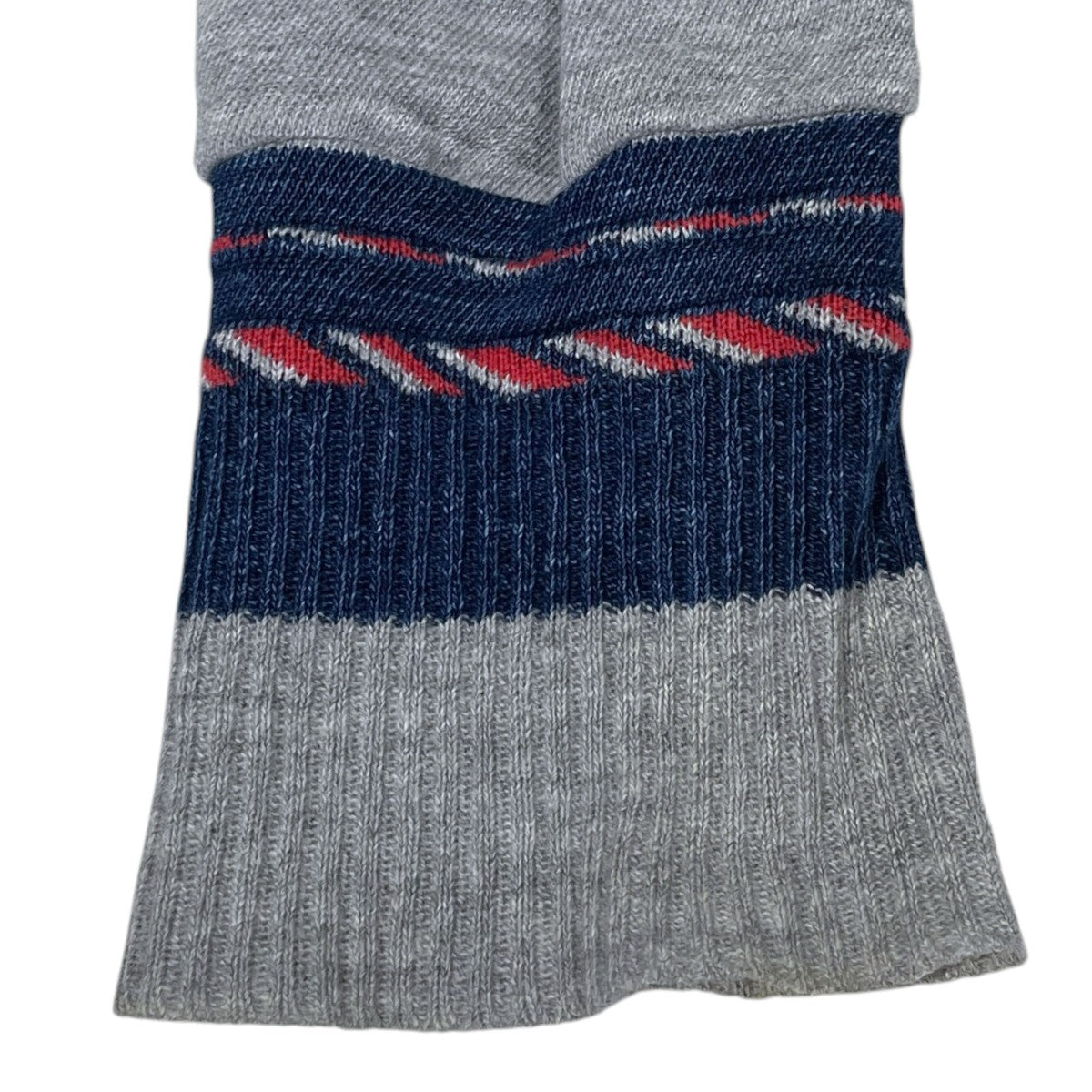 ボーダー柄コットンニットカーディガン Indigo Native Border Cardigan インディゴ ネイティブ ボーダー カーディガン