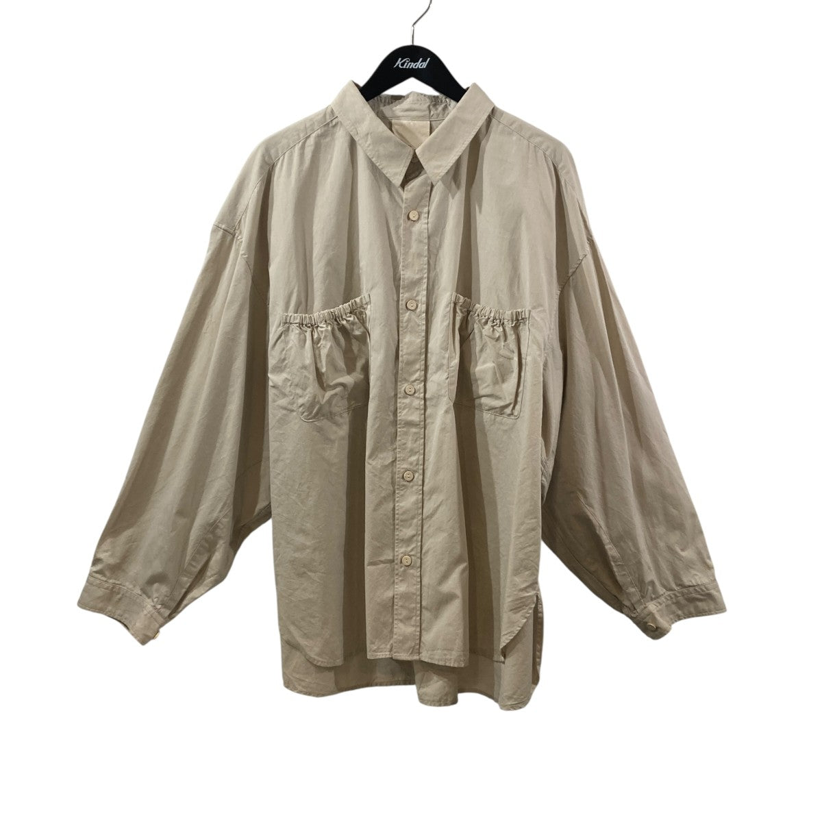 WRIST PATCH WIDE SHIRT長袖シャツRESH-029