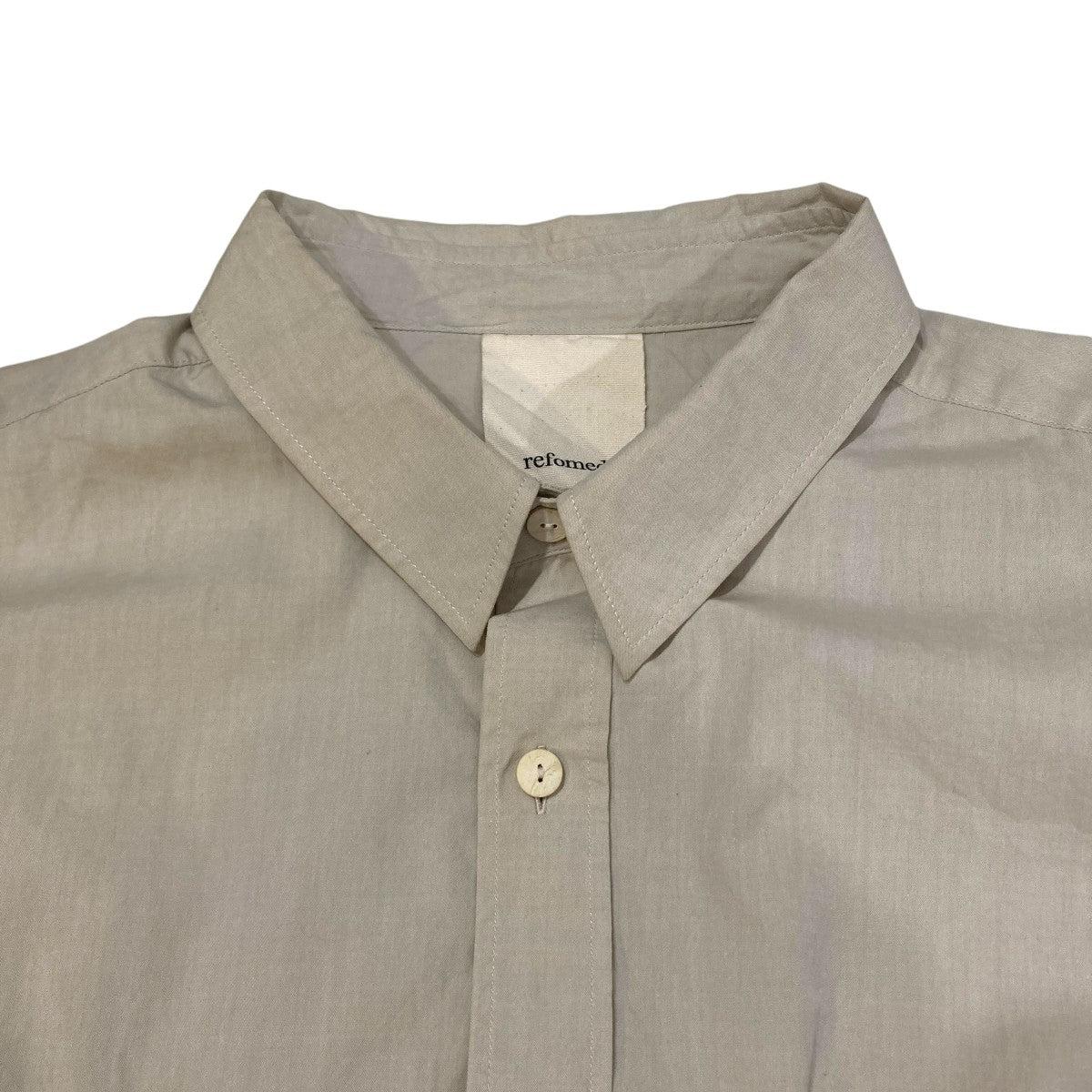 WRIST PATCH WIDE SHIRT長袖シャツRESH-029