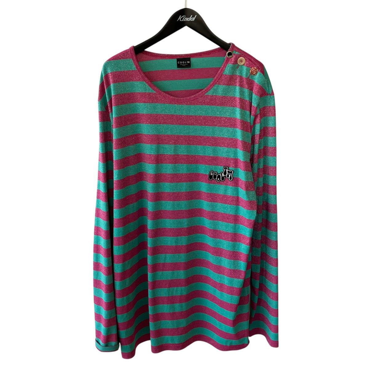COOL T．M ボーダー長袖Tシャツ 古着・中古-1枚目のアイテム画像