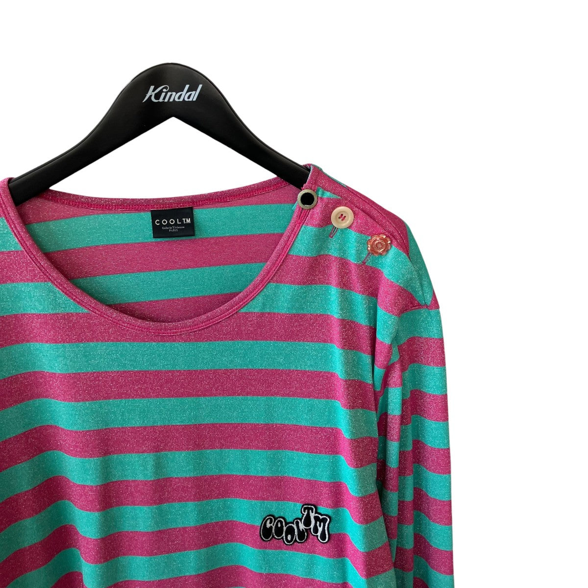 COOL T．M ボーダー長袖Tシャツ 古着・中古-3枚目のアイテム画像